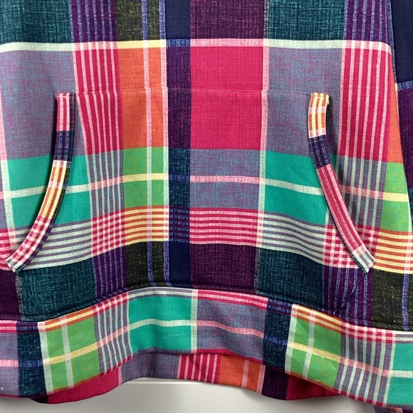 Polo Ralph Lauren Polo Sport Logo Plaid Men Hoodie Size Large Multicolored - Picture 4 of 13